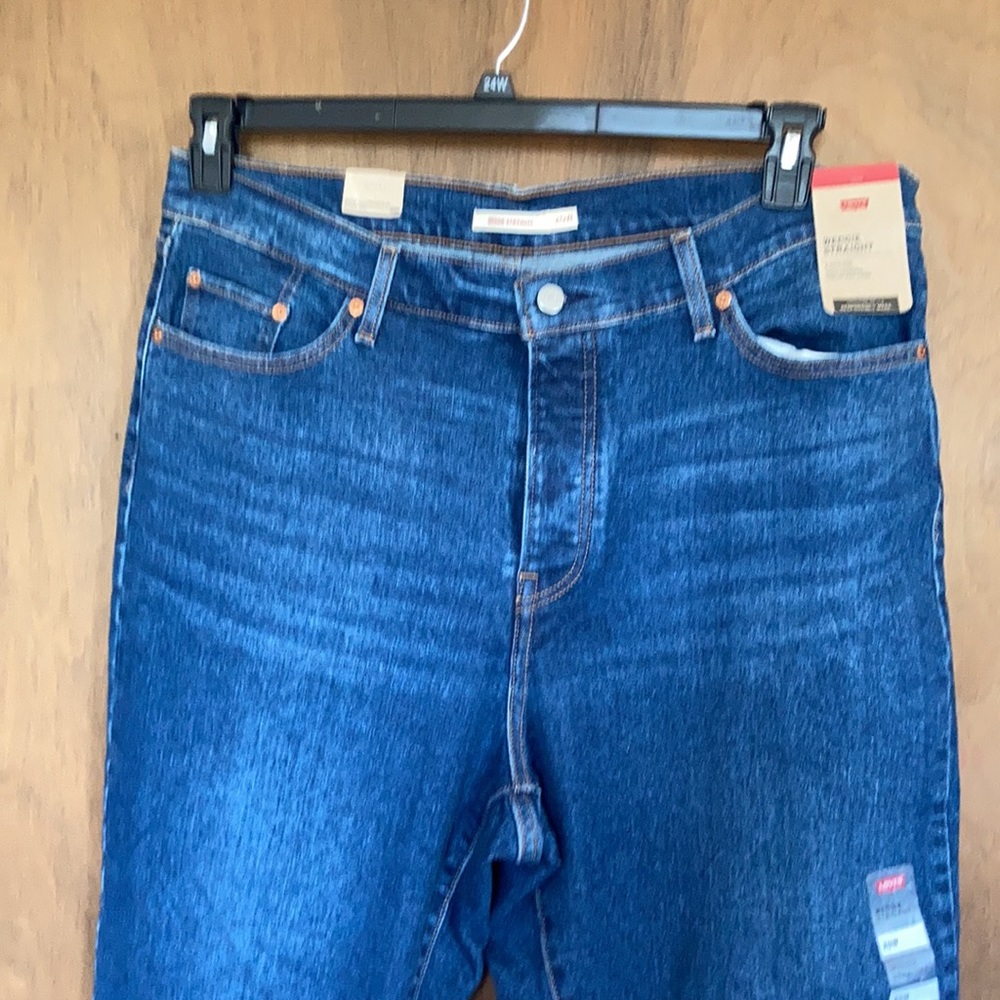 Offer$40 Levi’s wedgie straight jean high rise snug through hip & thigh 20W - Picture 10 of 17